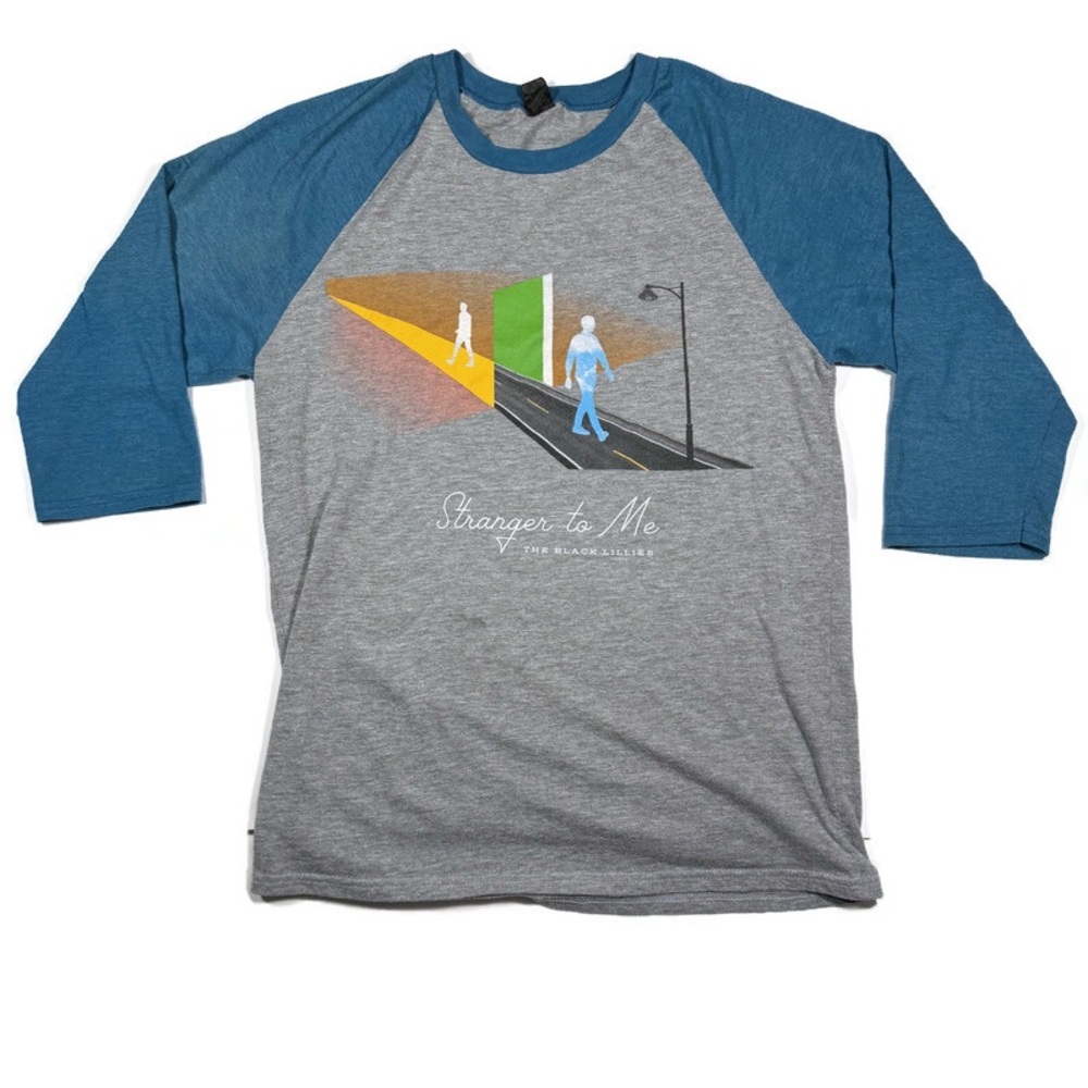 The Black Lillies Stranger to Me ringer baseball tee size small